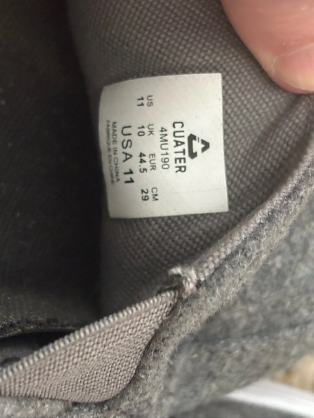 Cuater Travis Mathew Mens Slip on Shoes Size 11 Light Grey White